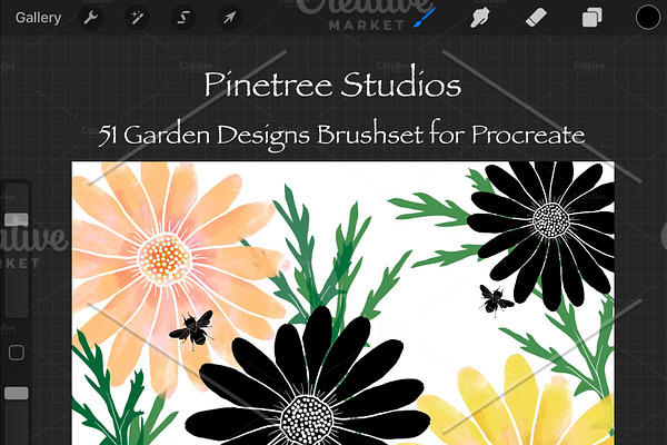 Procreate Garden Designs .brushset