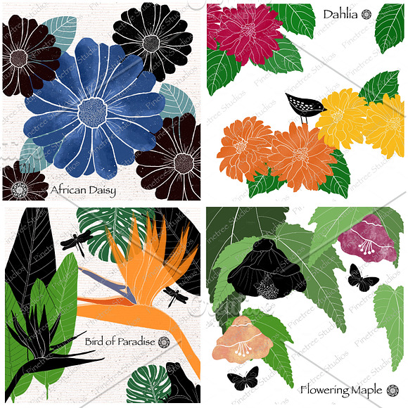 Procreate Garden Designs .brushset in Add-Ons - product preview 3