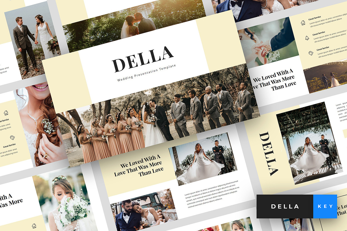 Della - Wedding Keynote in Keynote Templates - product preview 8