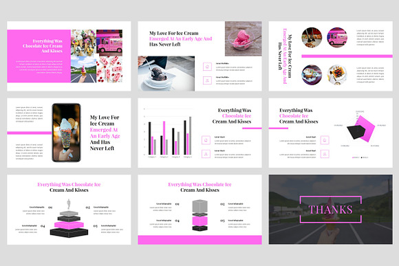 Helena - Ice Cream Keynote in Keynote Templates - product preview 4