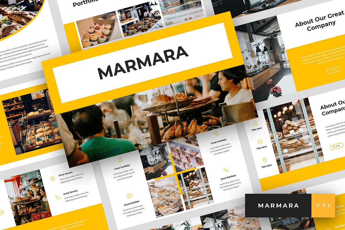 Marmara - Bakery Google Slides in Google Slides Templates - product preview 8