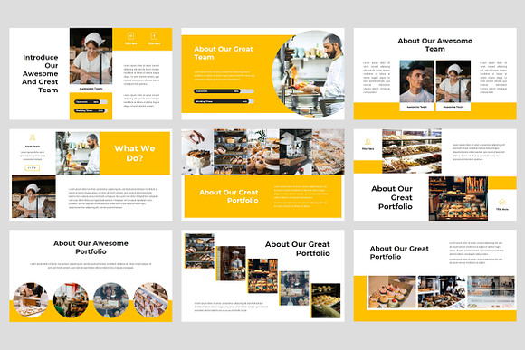 Marmara - Bakery Google Slides in Google Slides Templates - product preview 3