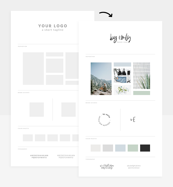 Brand Board Template Bundle in Presentation Templates - product preview 1