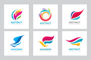 Abstract Design Vector Logo Set