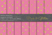 Pink Glitter Digital Papers