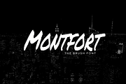 MontFort - Handmade Brush Font