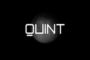 QUINT - Techno / New Age Typeface