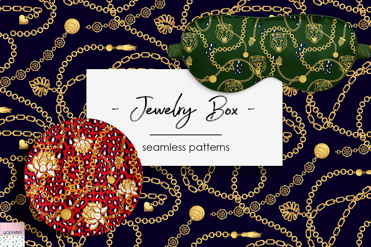 "Jewelry Box" - Seamless Patterns in Patterns - product preview 8