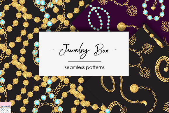 "Jewelry Box" - Seamless Patterns in Patterns - product preview 1