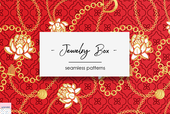 "Jewelry Box" - Seamless Patterns in Patterns - product preview 2