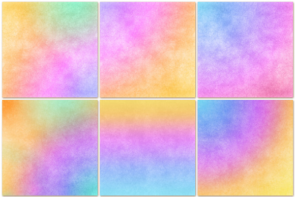 12 Rainbow pastel textures in Textures - product preview 3