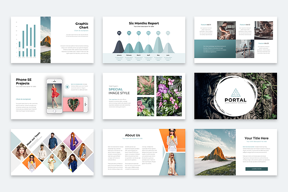 Portal Modern Powerpoint Template in PowerPoint Templates - product preview 7