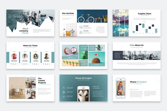Portal Modern Powerpoint Template in PowerPoint Templates - product preview 13