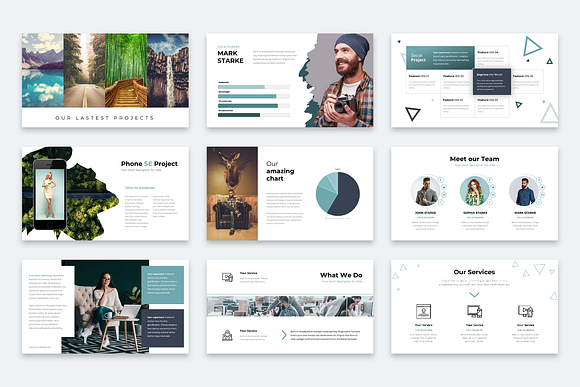 Portal Modern Powerpoint Template in PowerPoint Templates - product preview 14