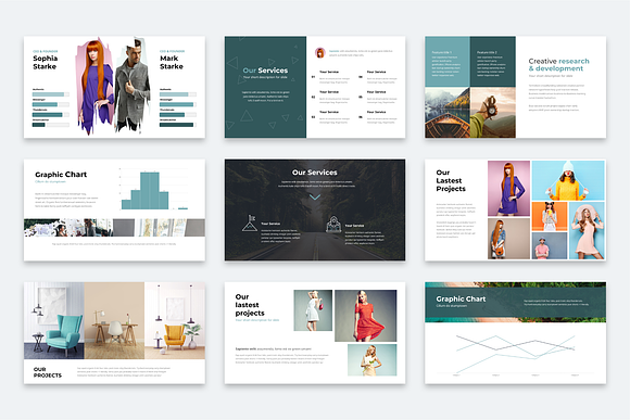 Portal Modern Powerpoint Template in PowerPoint Templates - product preview 15