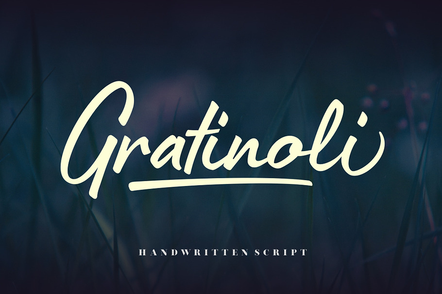 Gratinoli in Script Fonts - product preview 8