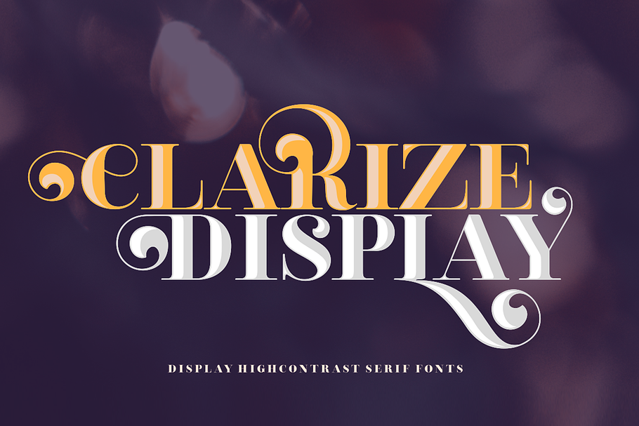 Clarize Display in Serif Fonts - product preview 8