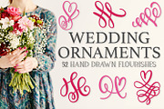 Wedding Ornaments - Doodle Font