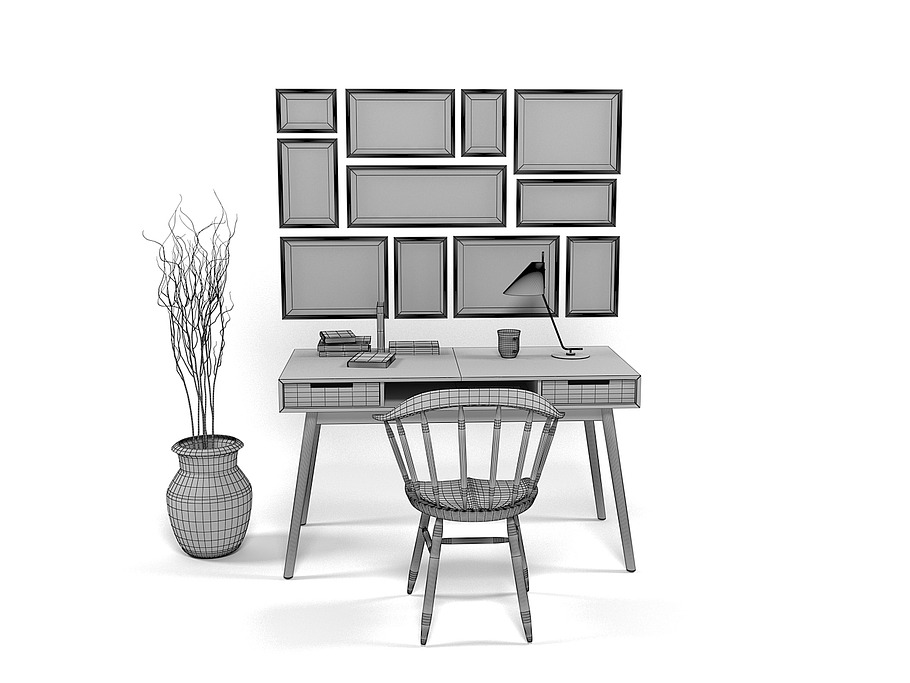 Bureau 1105 in Furniture - product preview 7