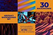Abstract Backgrounds Set