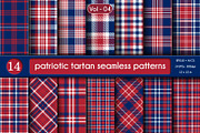 Patriotic Tartan Plaid. Vol - 04