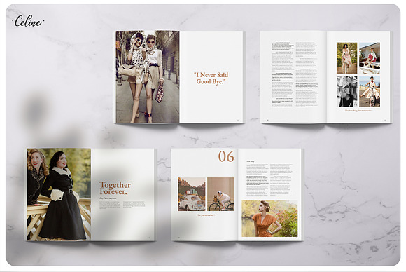 CLASS Past Memories Magazine in Magazine Templates - product preview 5