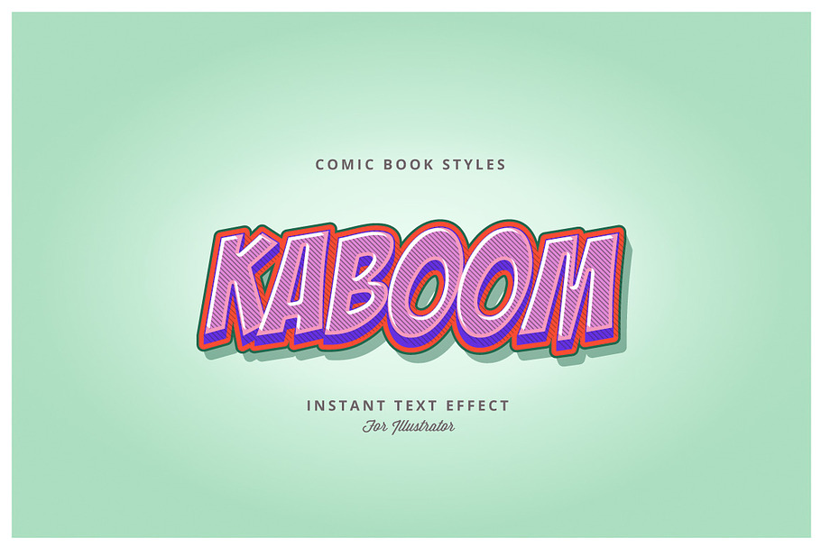 Comic and Cartoon Text Effects Vol.2