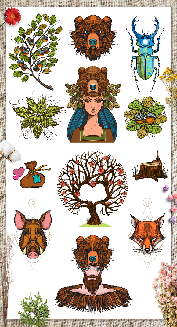 Fairytale BUNDLE in Illustrations - product preview 3