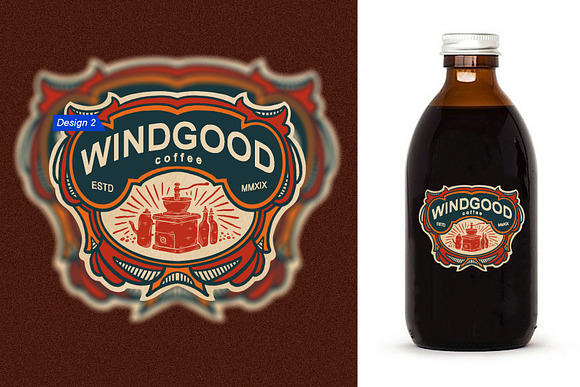 Vintage Logo Coffee Alternative in Logo Templates - product preview 1