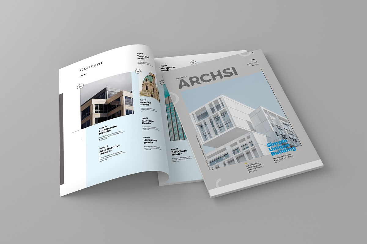 Archsi - Magazine Template in Magazine Templates - product preview 8