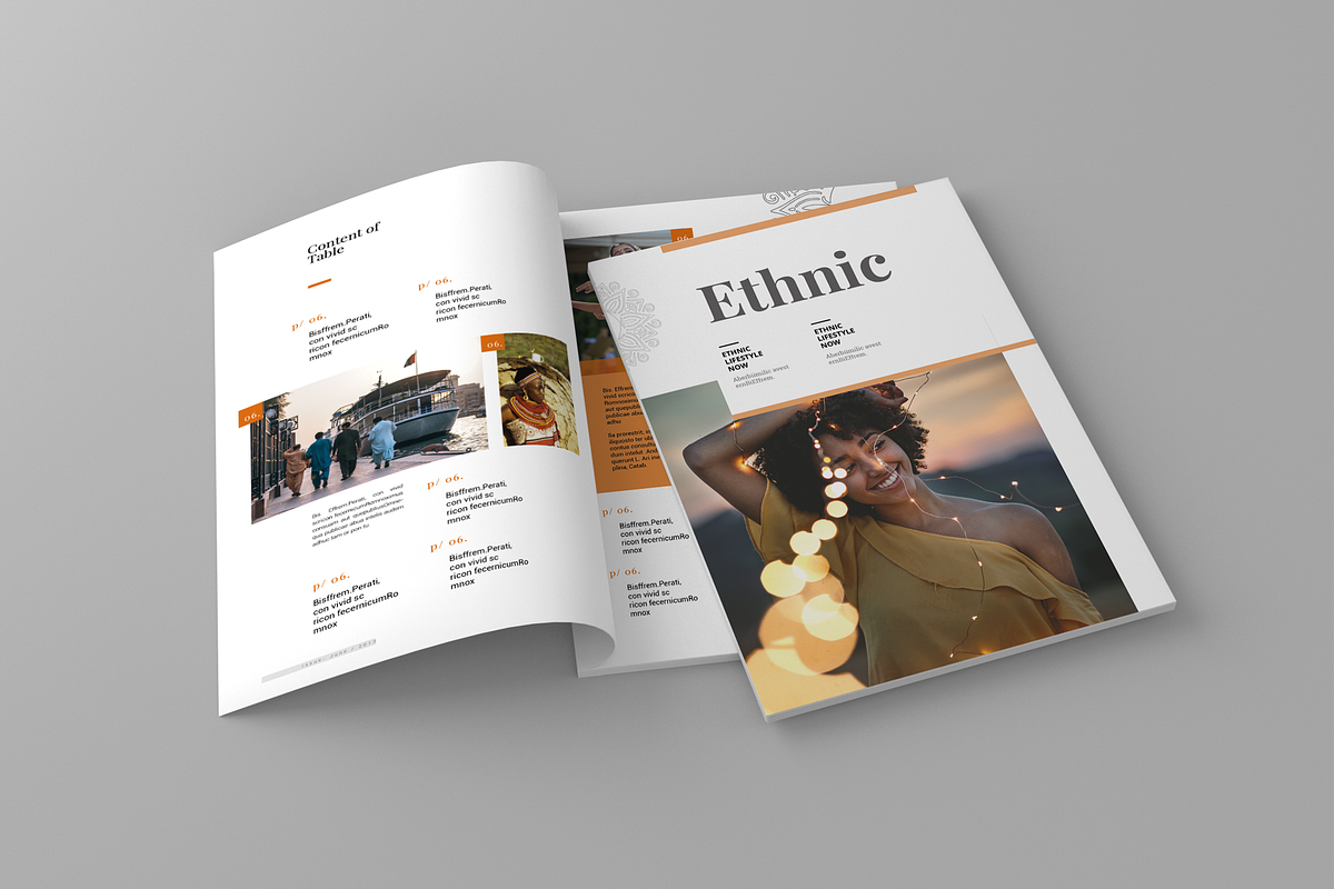 Ethnic - Magazine Template in Magazine Templates - product preview 8