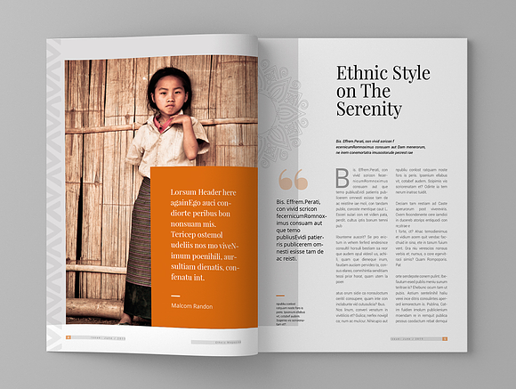 Ethnic - Magazine Template in Magazine Templates - product preview 3
