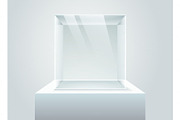 Light box pedestal