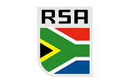 Flag of republic of south africa