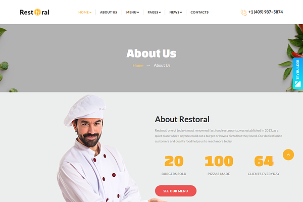 Food & Restaurant HTML5 Template