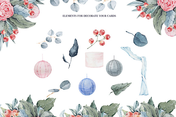 Wedding watercolor collection in Illustrations - product preview 2