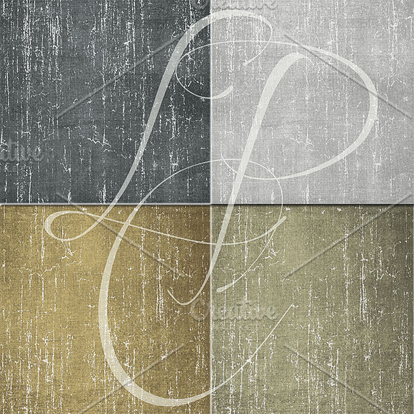Distressed Canvas Texture Paper in Patterns - product preview 1