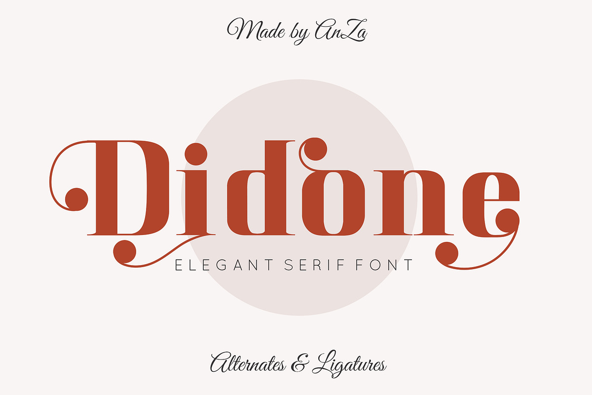 Didone Serif Elegant Font in Serif Fonts - product preview 8