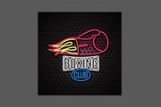 Boxing club vector logo