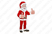 Young Handsome Santa Thumbs Up