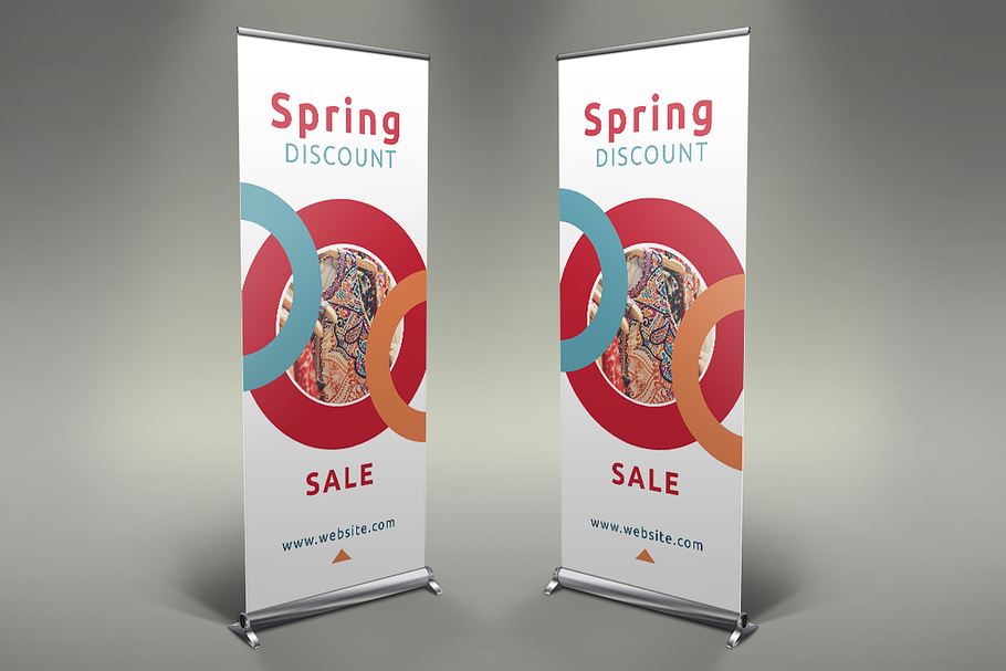 Clothes Shop - Roll Up Banner in Presentation Templates - product preview 8