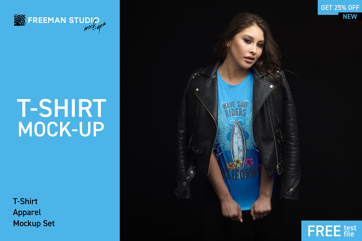 T-Shirt Mock-Up Set in Product Mockups - product preview 8