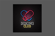 Vector logo for boxing club