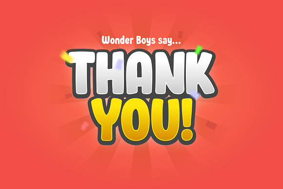 Wonder Boys - Game Font in Display Fonts - product preview 10