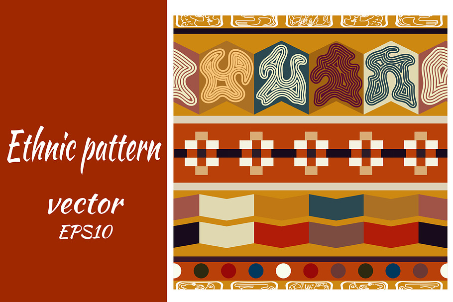 Indian ethnic seamless texture in Patterns - product preview 8