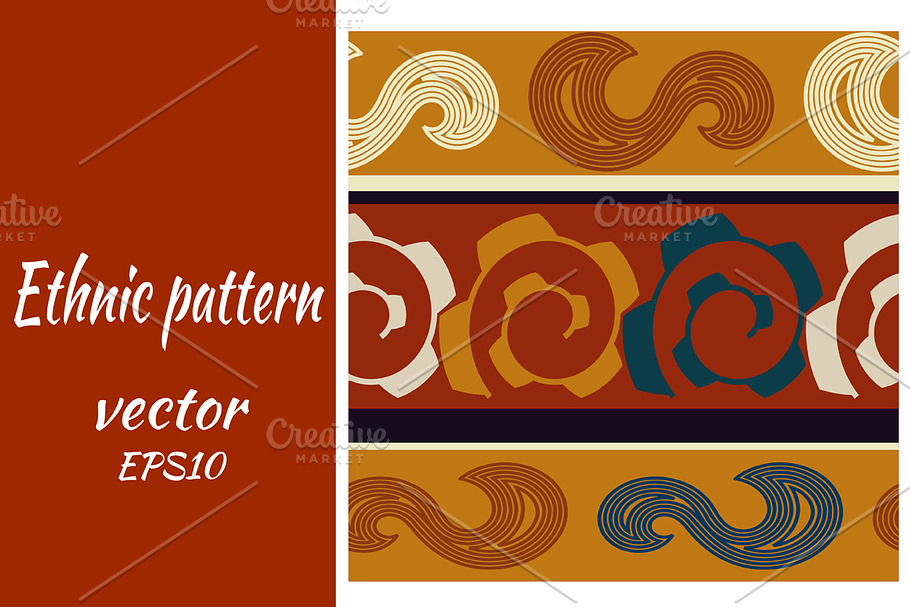 Colored seamless texture Indian in Patterns - product preview 8