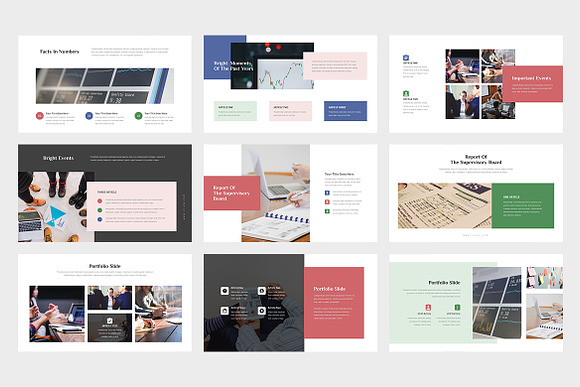 Cilea : Annual Report Keynote in Keynote Templates - product preview 2