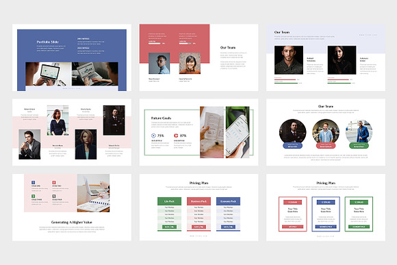 Cilea : Annual Report Keynote in Keynote Templates - product preview 3