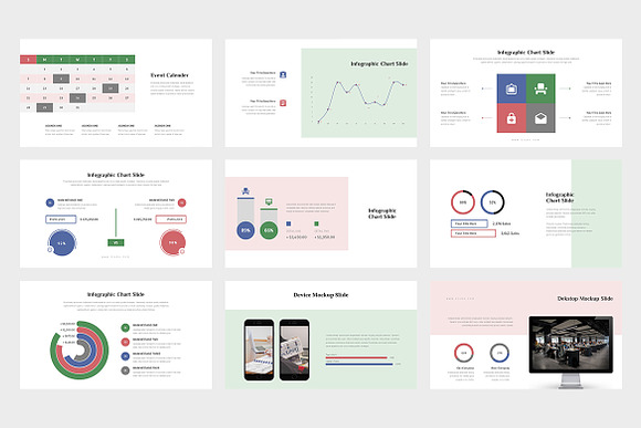 Cilea : Annual Report Keynote in Keynote Templates - product preview 4