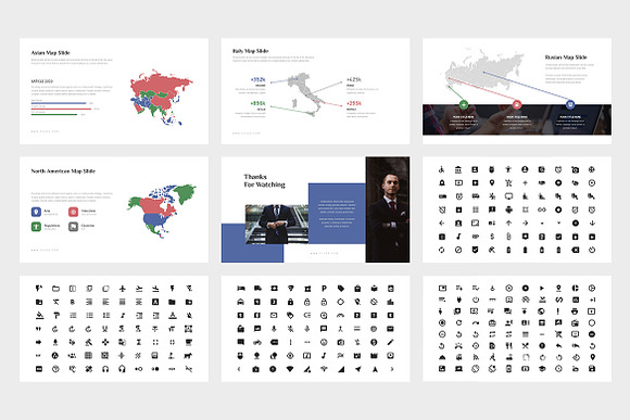 Cilea : Annual Report Keynote in Keynote Templates - product preview 6